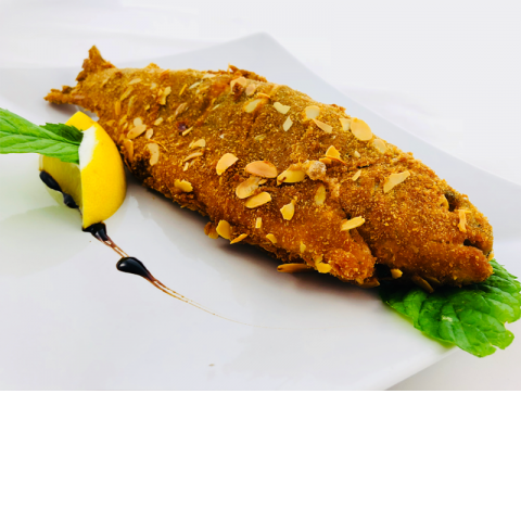 Pisztráng mandulás bundában