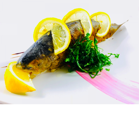 Pisztráng roston zöldfűszeresen