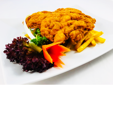 Fűszeres, rántott csirkecombfilé