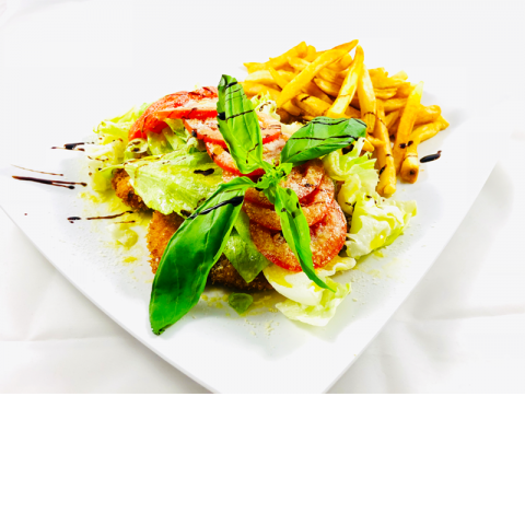 Vajban sült parmezános csirkemell