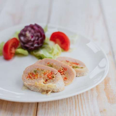 Töltött csirkemell Hidegtálra