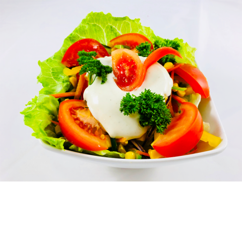 Kevert friss saláta tartárral